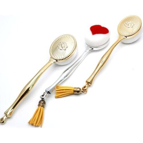 New design Foundation make up Brush Gold/Silver Portable BB Cream Makeup Brush Professional Cosmetics Beauty Tools
