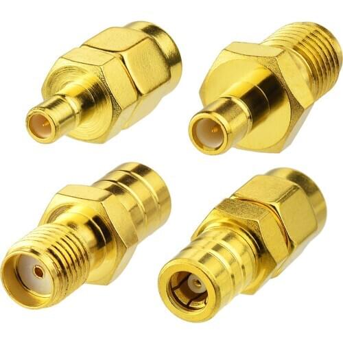 Superbat 4PCS DAB/DAB+Car Radio Aerial Adapter Kit SMB to SMA for Pioneer RF Coaxial Connector