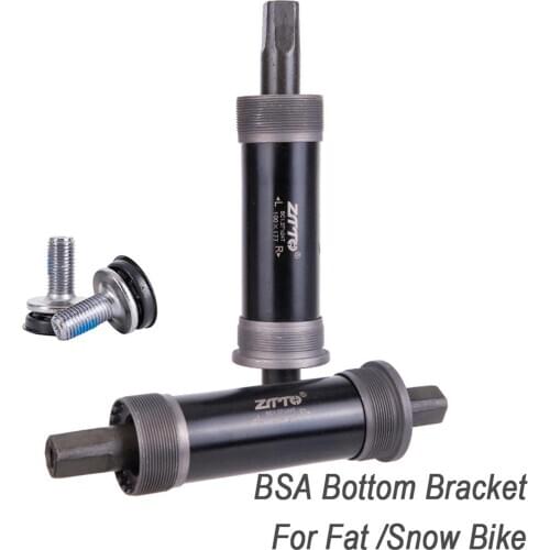 Metal Bicycle Bottom Bracket Quare Hole Crank Axis Parts BB for Square Tapered Spindle Crankset Cycling Accessories