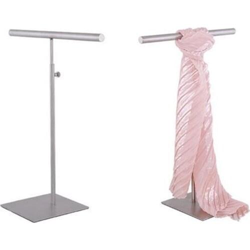 Multifunction simple stainless steel Silk Scarf display rack Wraps Shawl Necktie Tie purse handbag display stand holder rack