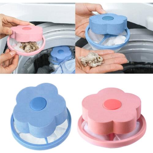 New Washing Machine Hair Removal Catcher Filter Mesh Pouch Cleaning Balls Bag Dirty Fibers Collector Filter Laundry Ball Discs