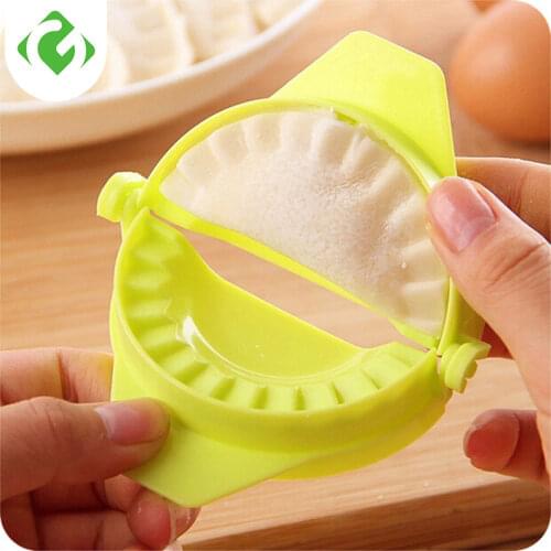 New Dumpling Maker Dough Press Dumpling Pie Ravioli Mould Hand Pinch Dumplings Folder Dessert Mold Baking Pastry Tools Gadgets