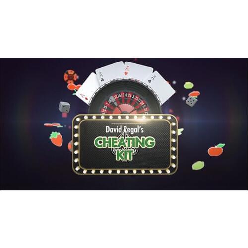 CHEATING KIT (Gimmicks and Online Instructions) by David Regal Close up Magic Tricks Illusions Street Magic Magician Prediction