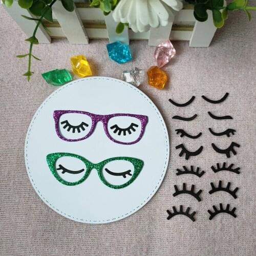 New Type eyelash die punching die metal die cutting die scrapbook decorative paper card DIY embossing crafts