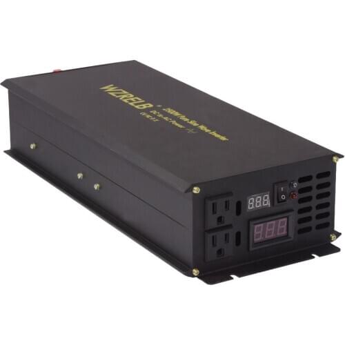Solar Inverter 12V 220V 2500W Pure Sine Wave Power Inverter Generator DC to AC Converter Battery 24V 48V 110V to 120V 230V 240V