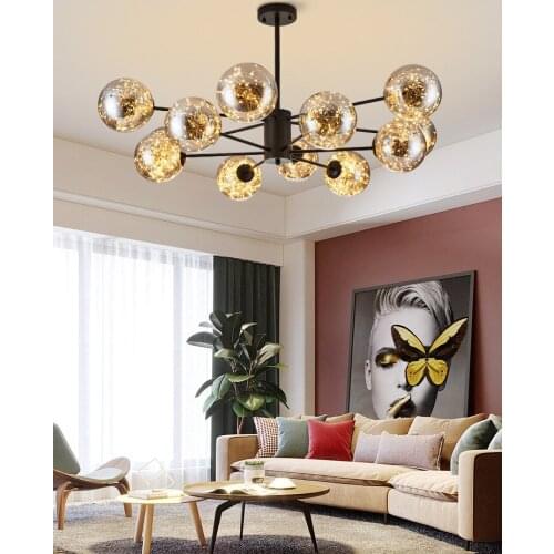 Modern led stone led crystal luminaire pendant lights e27 pendant light home lighting retro lamp dining rooom livingroom