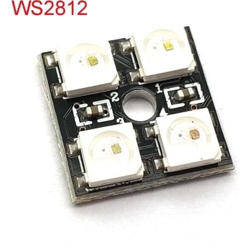 WS2812B-4 5V 5050 RGB LED Lamp Panel Board 4-Bit LED Development Board
