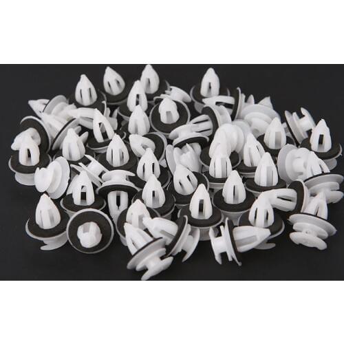 50PC/Bag Door Panel Clips With Seal Ring For BMW E34 E36 E38 E39 E46 M3 M5 Z3 X5