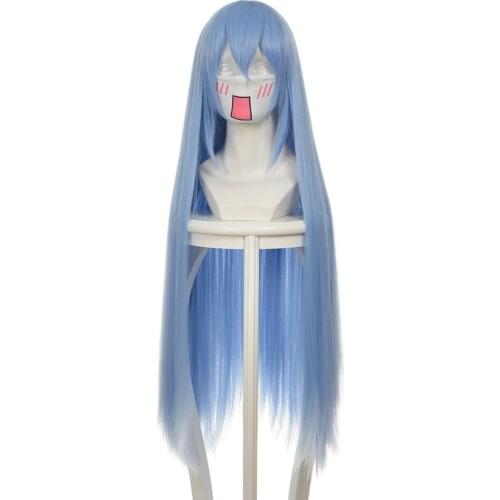 Brdwn Akame ga KILL Esdeath Esdeath 100cm/39.4in Ice Blue Hair Cosplay Accessories Hairwear