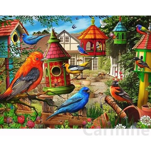 Diamond Painting Animals Bird DIY 5D Rhinestone Picture Cross Stitch Embroidery Wall Art Full Round&square Drill Home Decoration