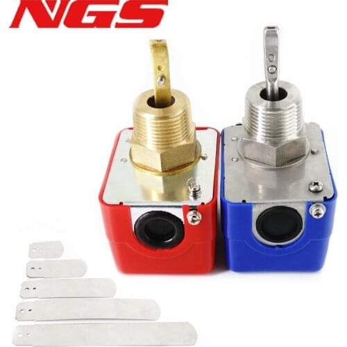 G1 HFS-25 Automatic Stainless Steel Paddle Water Flow Switch Liquid Controller Valve Sensor 1 Inch 1/2 3/4 12V to AC220V
