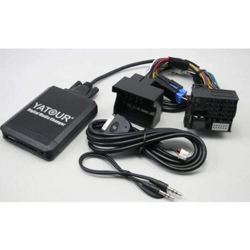 Yatour YT-M07 for iPod iPhone USB SD AUX Digital Media Changer For Renault VDO/Blaupunkt quadlock 12pin fakra 2009+ Car MP3 Play