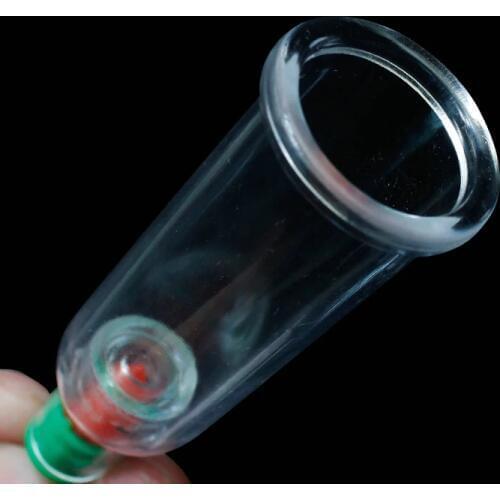 10pcs B7 Cans Vacuum Cupping Chinese Medicine Ventosa Terapia Plastic Cup Finger Small Gas Single Facial Face Can Tank Thumb