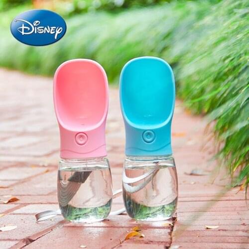 Disney Pet Dogs Accompanying Water Cup Outing Products Outdoor Drinking Water Feeding Water Drinker Teddy Portable Water Bottle