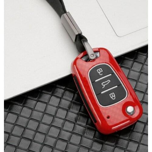 Carbon Alloy Car Key Cover Key Case For Kia K5 Sportage Sorento Forte Shuma Borreg Smart Remote Fob Protector Keychain Cover
