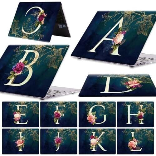 Initial letters Laptop case cover Fit HUAWEI MateBook 13 14/MateBook D14 D15/Honor MagicBook 14 15/MateBook X Pro 2019 13.9