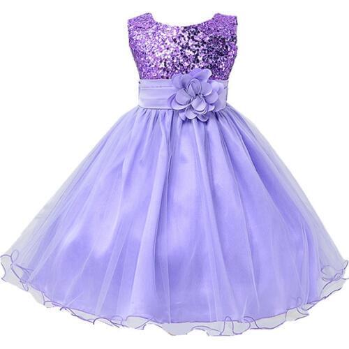 Toddler Girls 2021 Summer Sequins Wedding Dress Party Kids Dresses For Girls Princess Dress Children Clothing vestidos 3 12 Year
