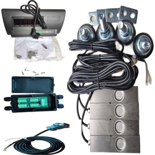 Yaohua 12E indicator small floor scale parts load meter (0-3Tons RS232 ) load cell YZC-320C Indicator XK3190-A12+E