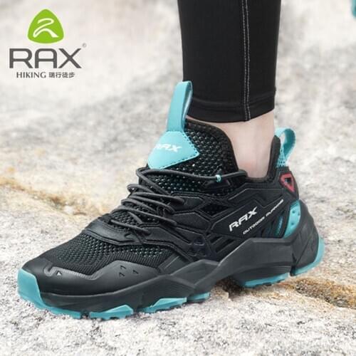 Rax Men Hiking Shoes Breathable Outdoor Sports Sneakers for Men running Mountain Climbing Trekking Shoes Lightweight Shoes