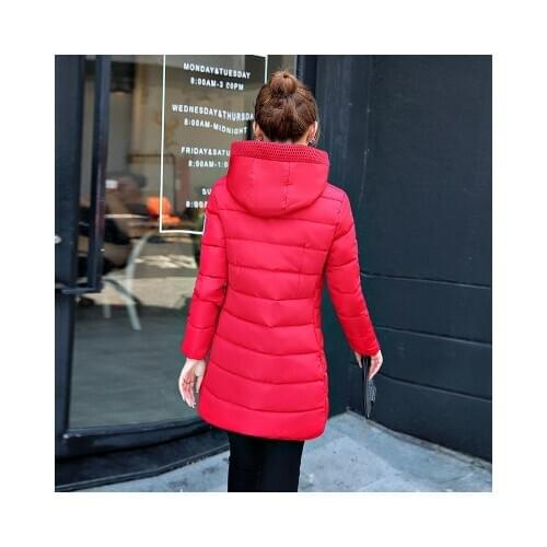 Newest Winter Wadded Jacket Women Parkas Plus Size 7XL Thicken Outerwear Hooded Female Slim Cotton Padded Coats Basic Tops