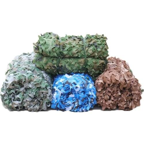 Summer Shade Net Outdoor Camping Military Camouflage Nets Woodland Army Camo Netting Camping Sun Shelter Tent Shade Cover