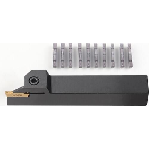 MGEHR/L MGEHR1212-1.5 MGEHR1212-2 MGEHR1212-2.5 MGEHR1212-3 outer grooving tool holder carbide blade10PCS MGMNblade turning tool