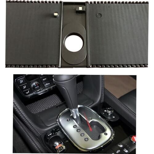 OEM AT Gearbox Shifter Cover Strip Shift Panel Prevent Dust Strip Blind For Continent Flying Spur GT 3W1 713 187 3W2 713 187