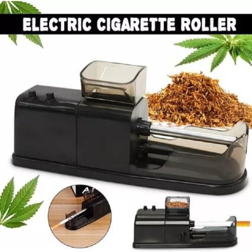 8mm Plastic Automatic Cigarette Rolling Machine Making Tobacco Electric Injector Maker Roller DIY Tool Smoking Accessories