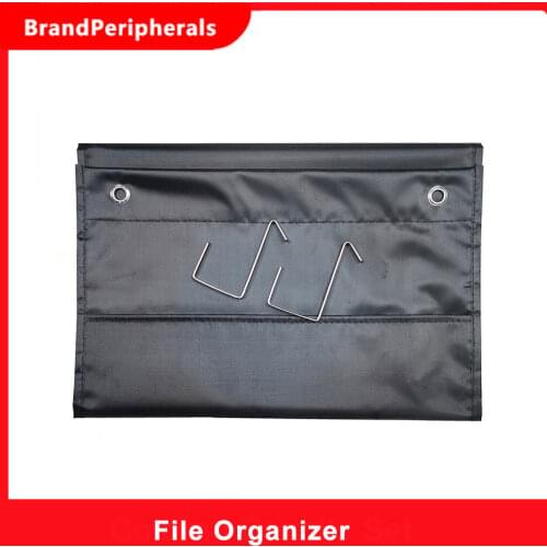 Hanging Wall File Organizer Large 5 Pockets Storage Pocket Chart with 2 Hangers Folder Holder Document Organizer for Office