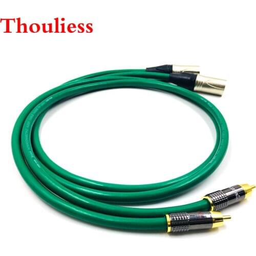 Thouliess Pair Type-LITON RCA to XLR Balacned Audio Cable RCA Male to XLR Male Interconnect Cable with MCINTOSH USA-Cable