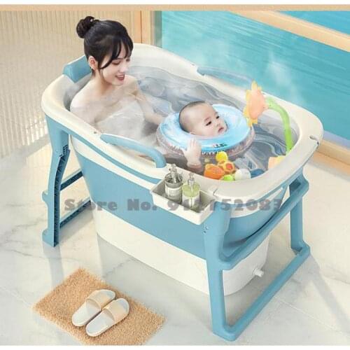 Bath Bucket Adult Foldable Bath Bucket Adult Bathtub Full Body Large Children Bath Small Family
