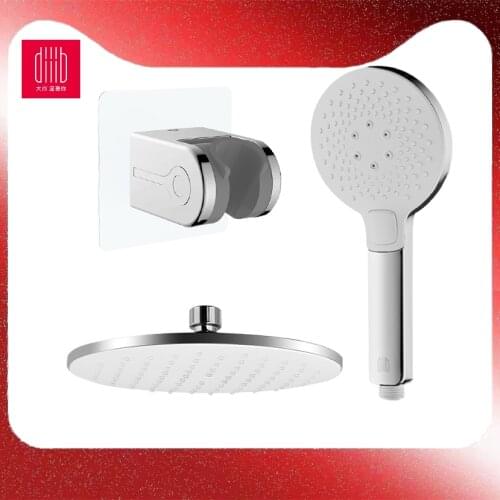 Xiaomi Dabai Shower Head Rainfall 23x23cm 9-Inch Roud ABS Plastic Rain Bathroom Top Sprayer Thin High Pressure From