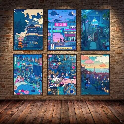 Japan Classic Anime Sailor Moon Printing on Canvas Painting For Living Room Home Decoration Wall Poster Boy Gilrs Gifts Cuadros