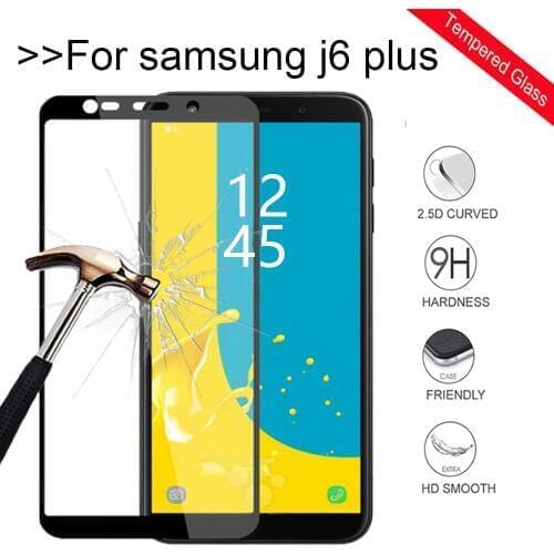 Protective Glass For Samsung Galaxy J6 Plus Tempered Glass Screen Protector For Samsung J6 Plus 2018 J610FN SM-J610FN J610 samsu