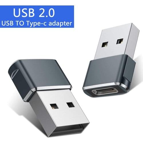 1pcs USB C Adapter OTG Type C To USB Adapter Type-C OTG Adapter Cable For IPhone 12 Pro Max For Airpods 1 2 3 Phone USB Adapters