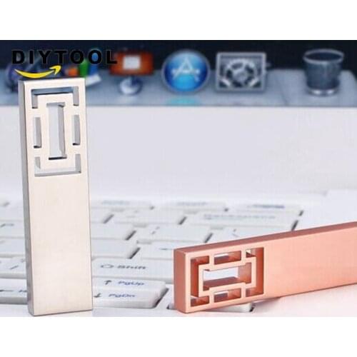 1TB 2TB 2.0 Neutral window grilles USB Flash Drive Metal Portable USB Flash Drive
