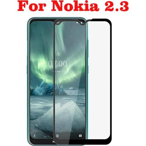 2PCS 3D Full Glue Tempered Glass For Nokia 2.3 Full Screen Cover 9H Explosion proof Screen Protector Film For Nokia 2.3