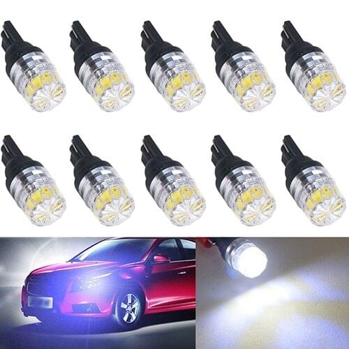 2Pcs T15 SMD 5050 Bright LED Car Vehicle Side Tail White Light Lamp Bulb