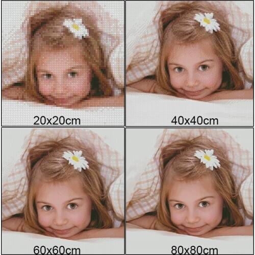 Custom Made Diy Diamond Painting Cross Stitch Embroidery Rhinestones Personal Picture Photo 100% Full Square Drill Make Your Own