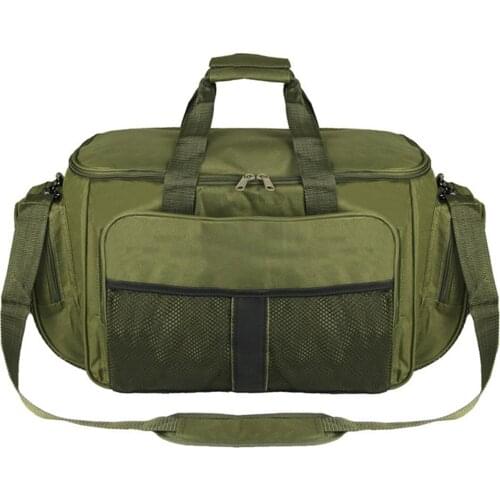 Large Capacity Outdoor Fishing Tackle Bag Multipurpose Storage Shoulder Bag Fishing Vessel Bait Handbag For Fishing Convenient