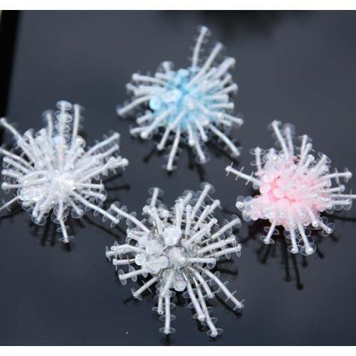 Handmade flowers sequins patch accessories 3D flower applique clothes decorative flower cloth stickers