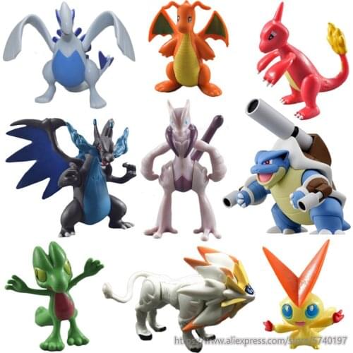 24 Types Joint Lugia Mega Charizard XY Blastoise Grovyle Reshiram Yveltal Ho-Oh Action Figure Toys Anime Pokemones Figure Toys