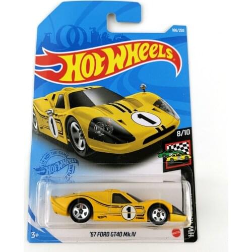 HOT WHEELS Cars 1/64 2019-2021 FORD Series FORD GT40 Collector Edition Metal Diecast Model Car Kids Toys