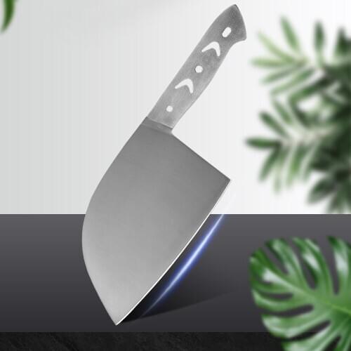 Chinese Cleaver 7cr17 Stainless Steel Knife Handmade Clad Steel Diy Blank Blade Anti-rust Kitchen Knives Meat Vege Slicer Tools