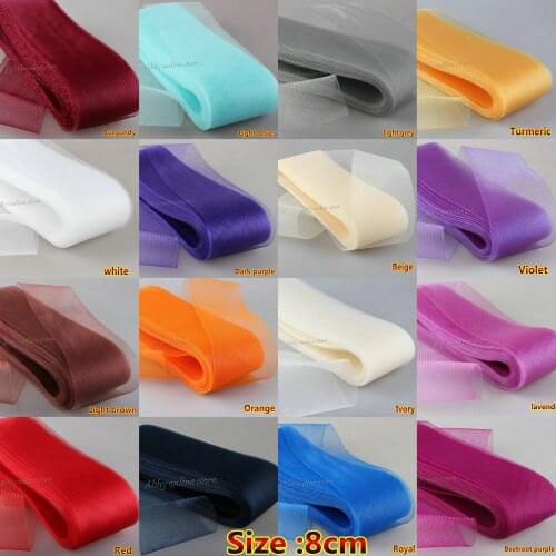 3.1" 8cm soft polyester hair horse mesh braid ribbon great for the bottom of skirts or wedding dress