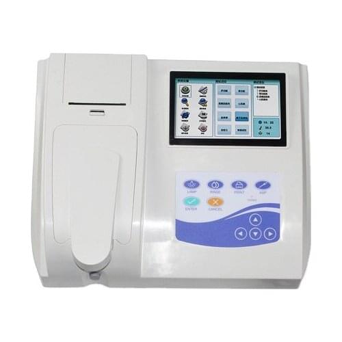 Real manufacturer Medical Portable Semi-auto clinical blood biochemistry analyzer/blood testing equipment