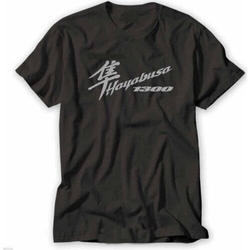 Motorcycle hayabuha 1300 Brand 2019 New T Shirt Man Hot Sale 100% Cotton T-Shirt Men Clothing Fans Print Tee Shirt