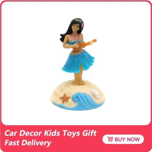 New Solar Powered Dancing Girl Swinging Animated Bobble Dancer Toy Car Decor Kids Toys Gift ABS For Dashboards Homes Desks 2020