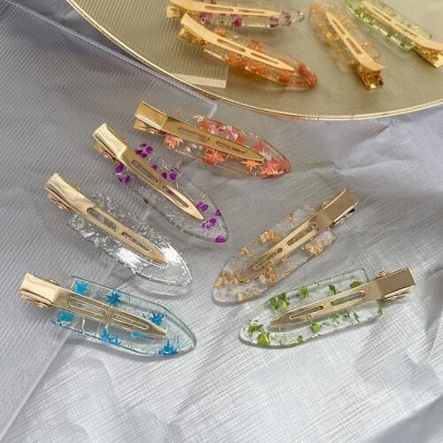 Hairlyah New Transparent Seamless Girls Hairpin Ladies Makeup Bangs Clip Side Clip Out All-Match Decoration Gift