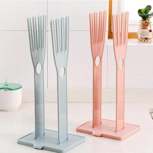 Kitchen Desktop Folding Towel Drying Rack Bathroom Kitchen Duster Cloth Glove Organizer Stand Laundry Shelf Drain Holder